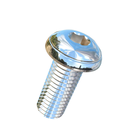Titanium M10-1.5 Pitch X 25mm Button Head Socket Drive Allied Titanium Machine Screw